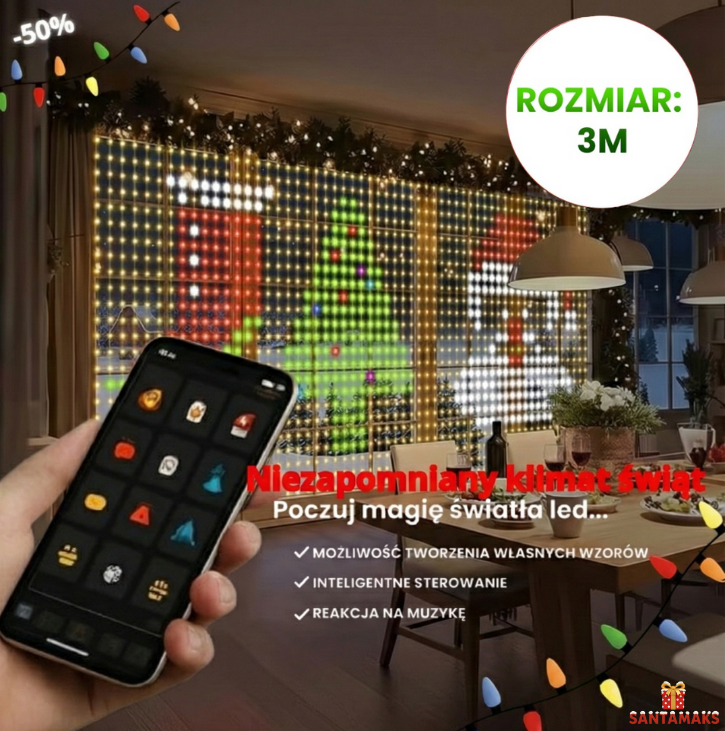 GlowBliss™ - Inteligentne lampki LED