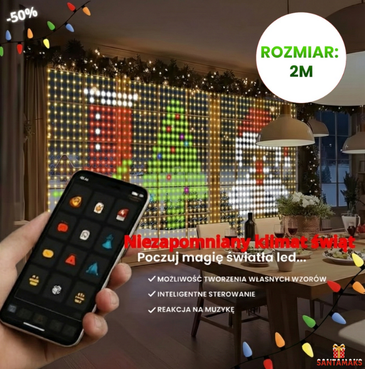 GlowBliss™ - Inteligentne lampki LED