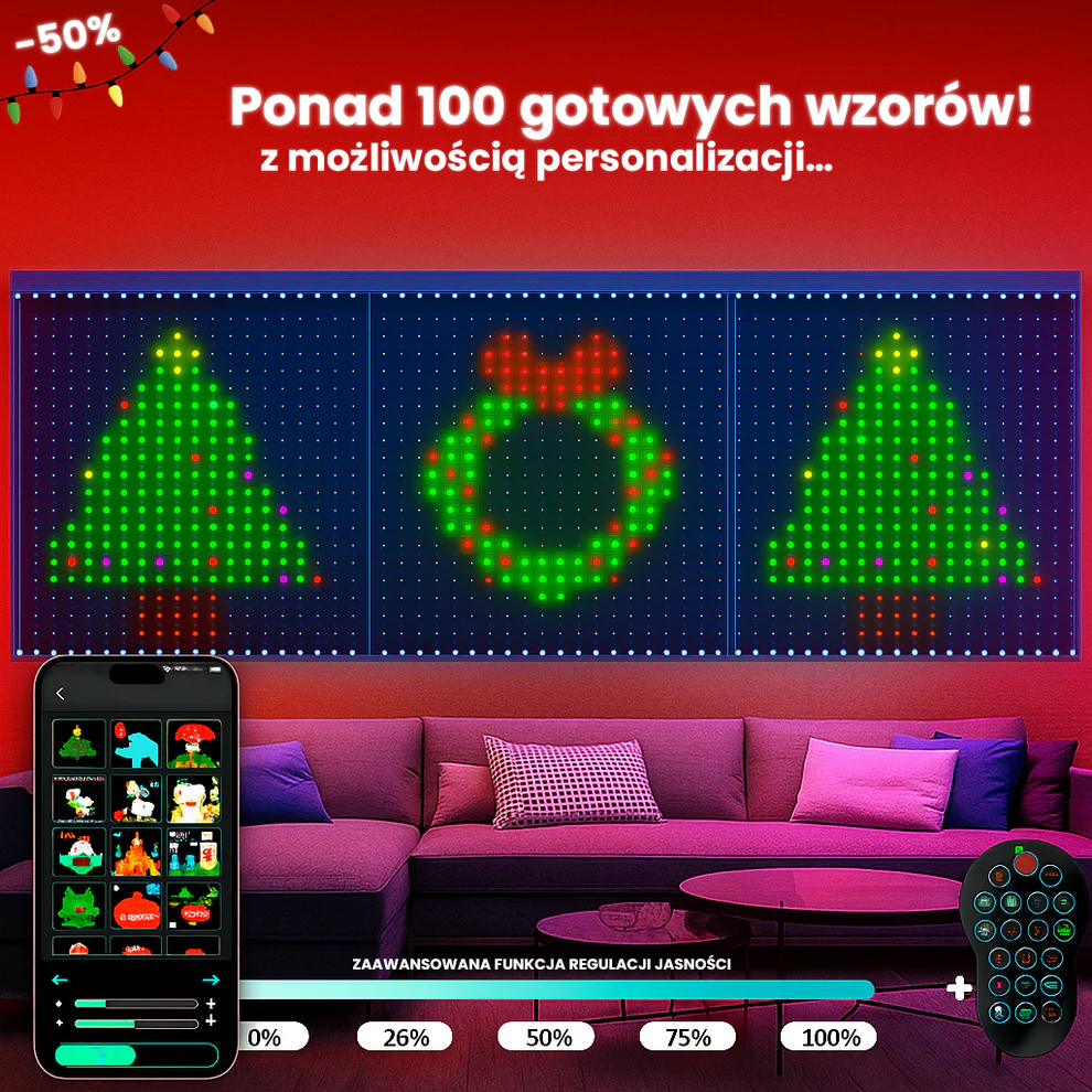 GlowBliss™ - Inteligentne lampki LED